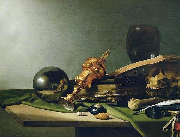 Stilleben mit Glaskugel, HONDECOETER, Gillis Claesz. d